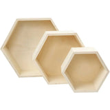 Storage Boxes, H: 14.8+19+24.2 cm, depth 10 cm, 3
