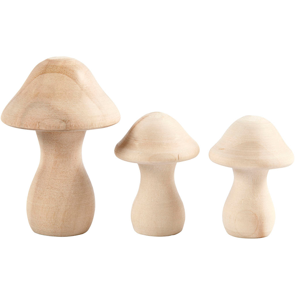 Wooden Mushrooms