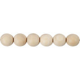 Wooden Bead 25mm Hole Size 4mm (8 Pack)
