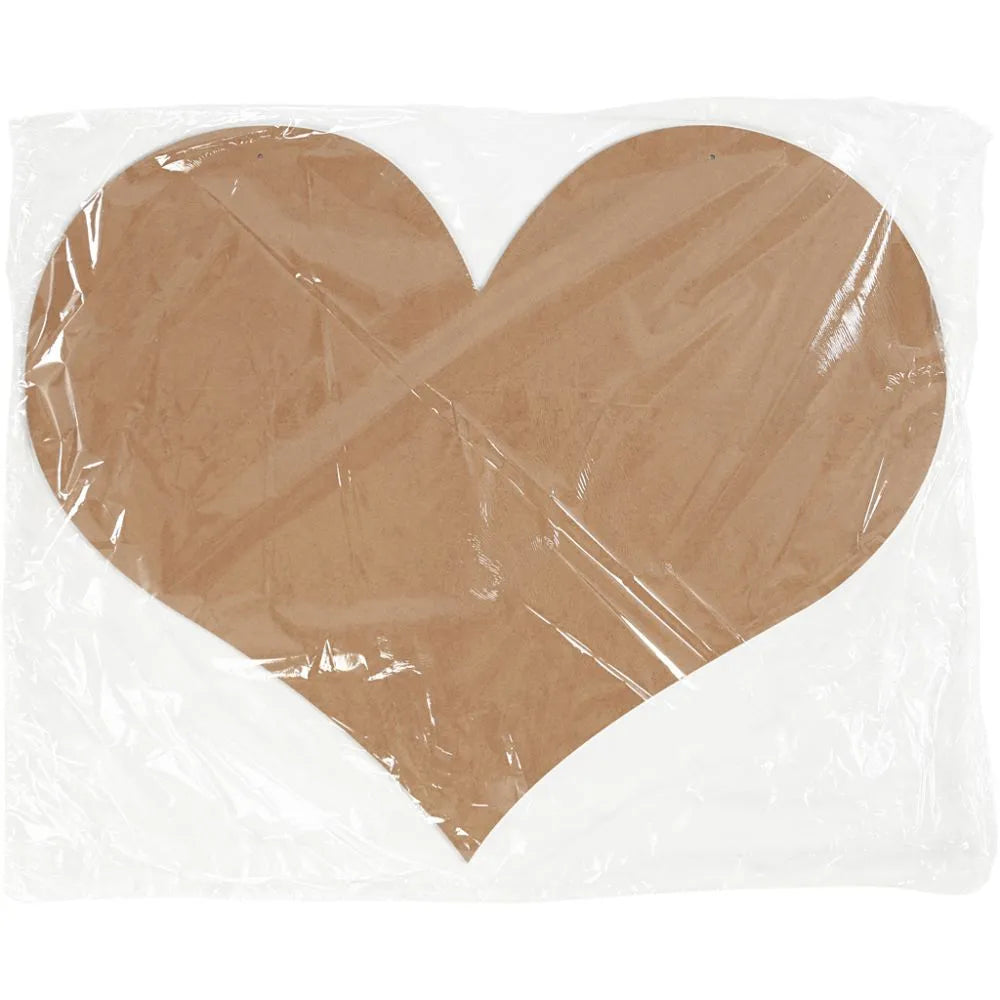 DIY MDF Heart - 50x40cm