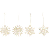 Wooden Ornaments - Snowflakes (8 Pack)