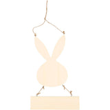 Rabbit with sign