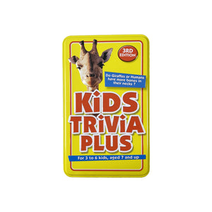 Kids Trivia Plus 3rd Edition Card Game