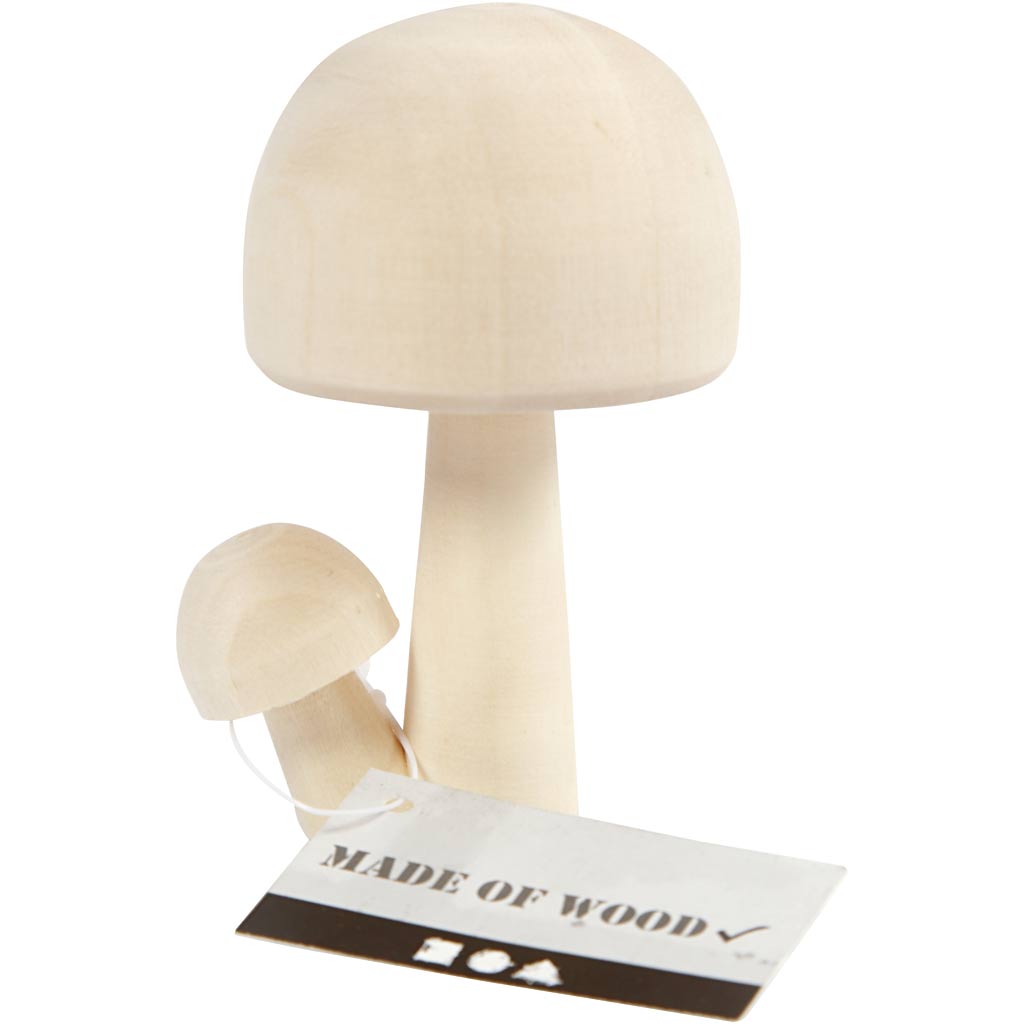Wooden Mushrooms