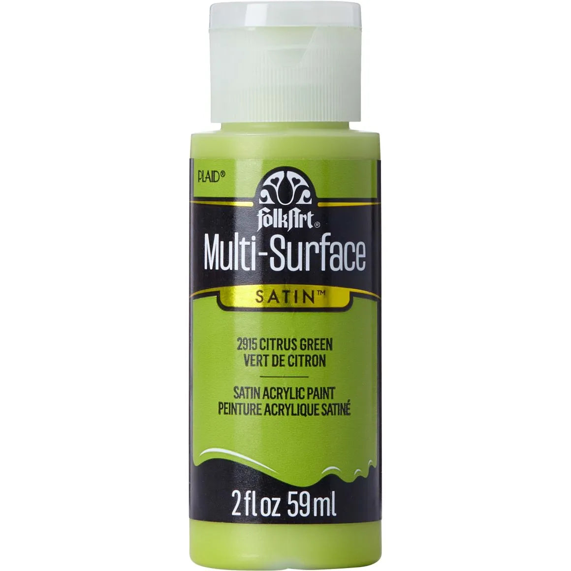 FolkArt Multi-Surface Acrylic 59ml - Citrus Green