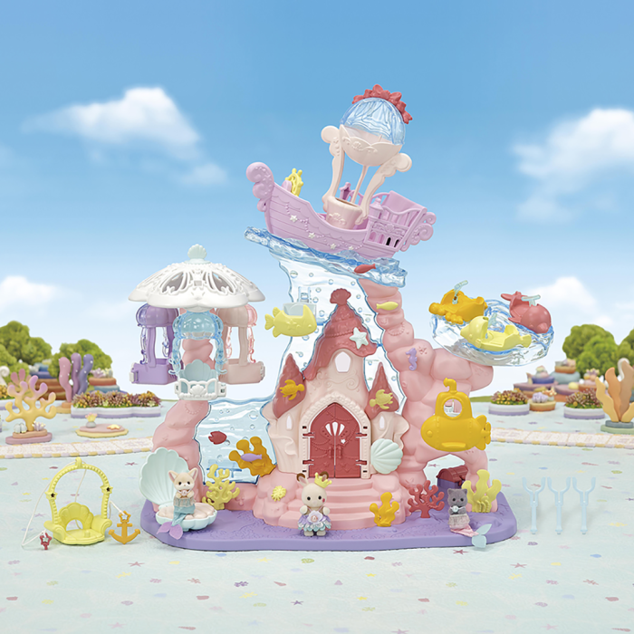 Sylvanian Families Baby Mermaid Castle Play Set