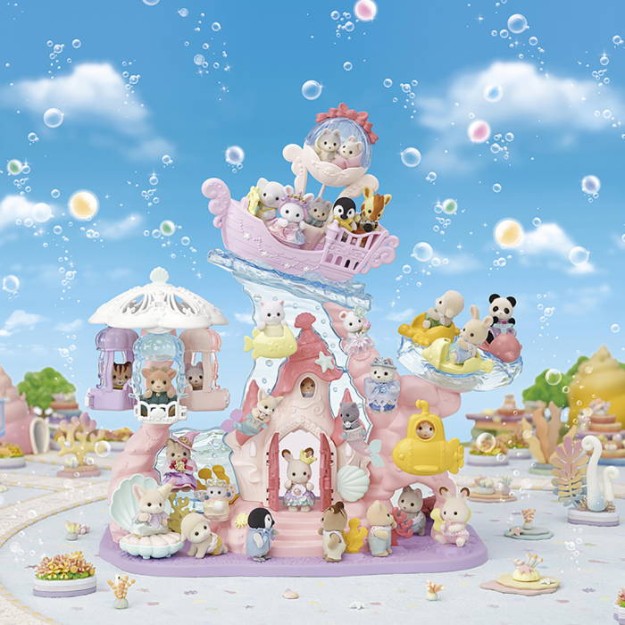 Sylvanian Families Baby Mermaid Castle Play Set