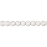 Wooden Beads - White 8mm, 15g