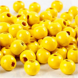 Wooden Beads 15g - Yellow