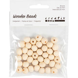 Wooden Beads Diameter.10 Hole Size 2.5mm (40 Pack)