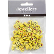 Creativ Craft Figure Beads - Smiley Faces
