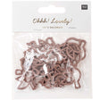  Wooden Dove Open - Rose Gold (24 pcs)
