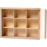 Display box with Glass Sliding Lid