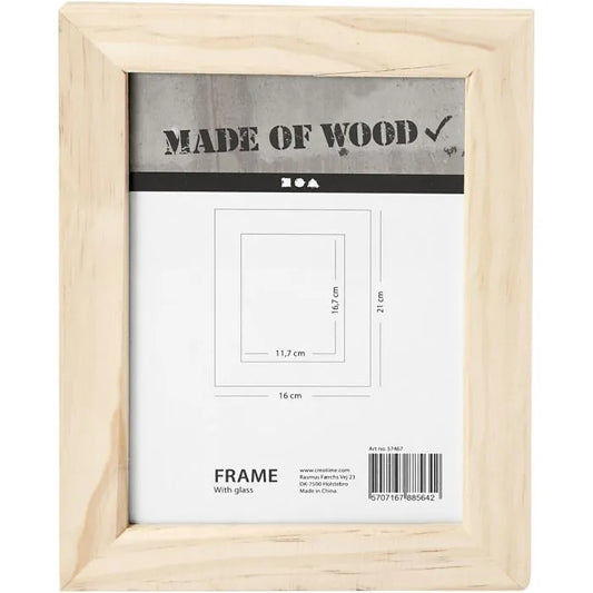 Wooden Frame With Glass
