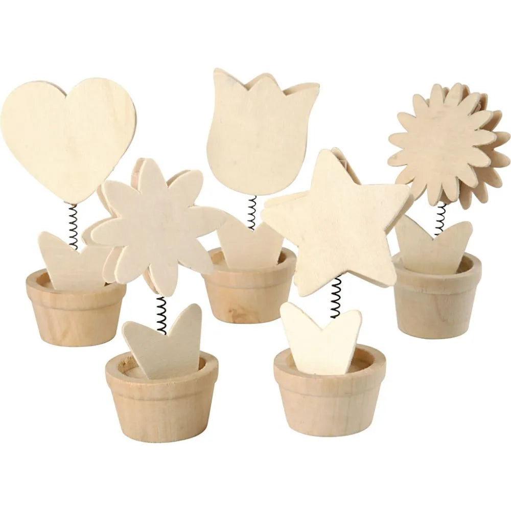 Memo Holders, H: 10 cm, D 5 cm, 10 pc/ 1 pack