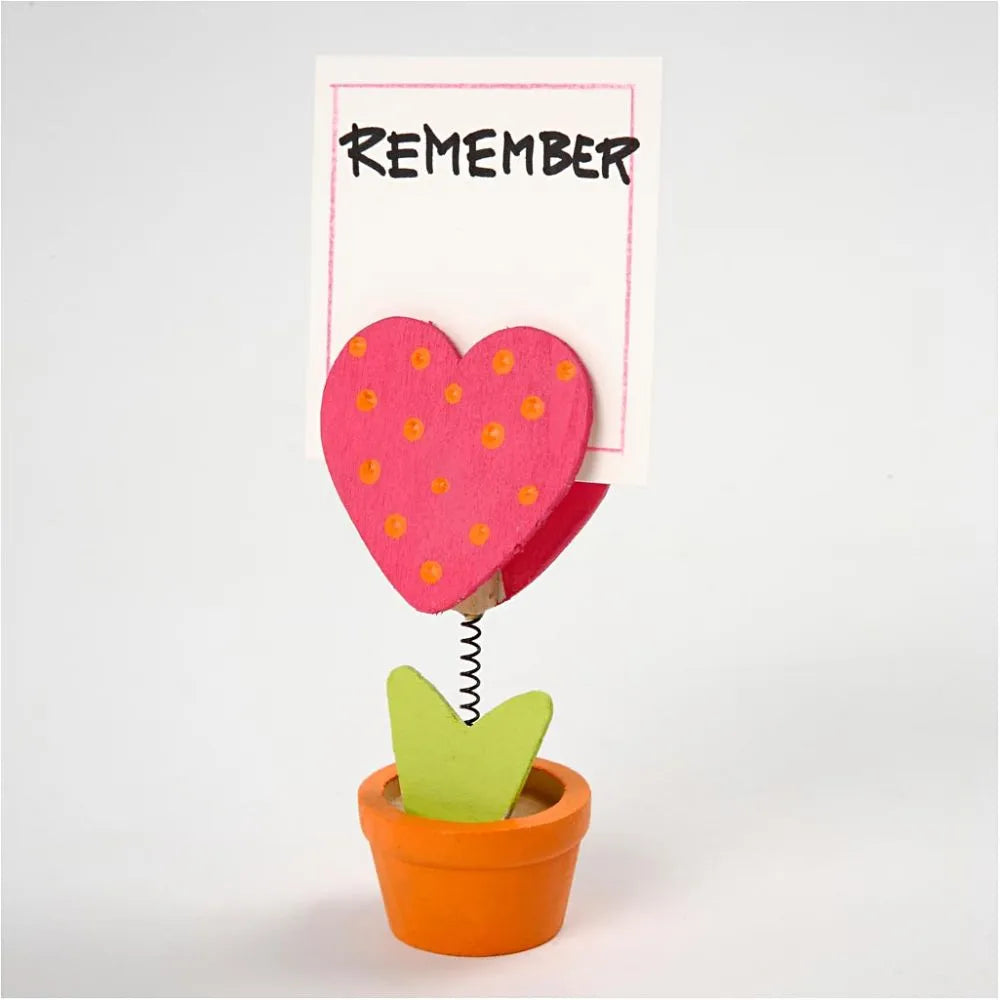 Memo Holders, H: 10 cm, D 5 cm, 10 pc/ 1 pack