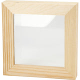 Wooden 3D Frame 12.3x12.3cm