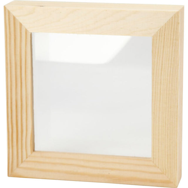 Wooden 3D Frame 12.3x12.3cm