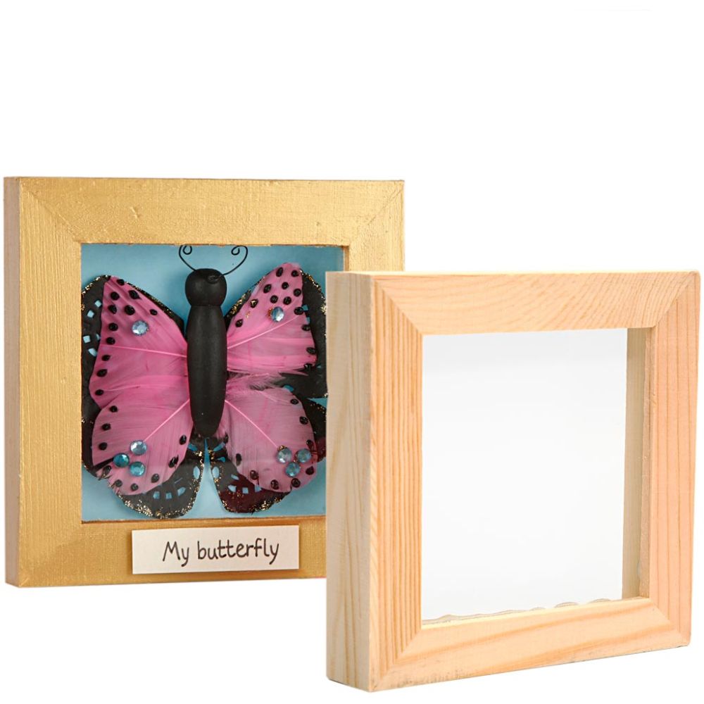 Wooden 3D Frame 12.3x12.3cm