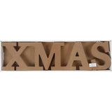 Wooden Candle Light Holder - XMAS
