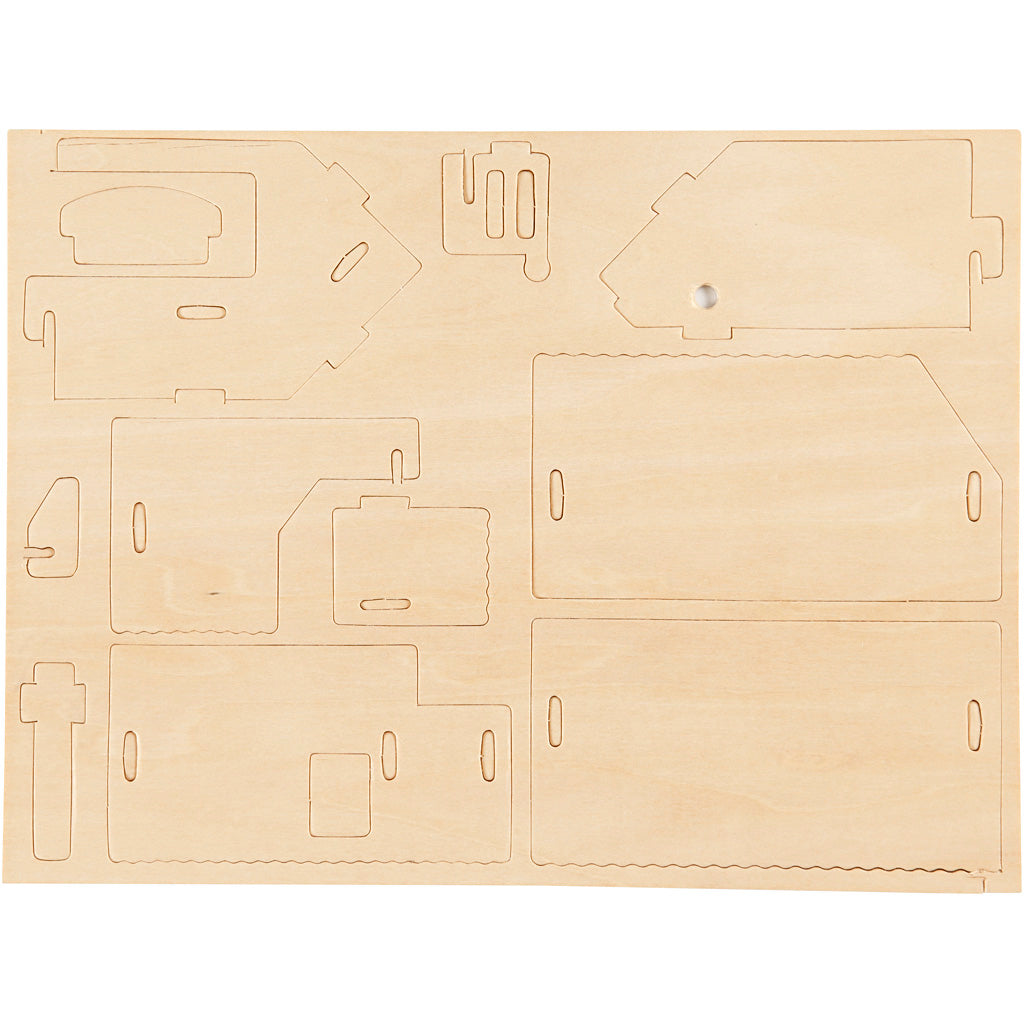 3D Wooden Construction Kit