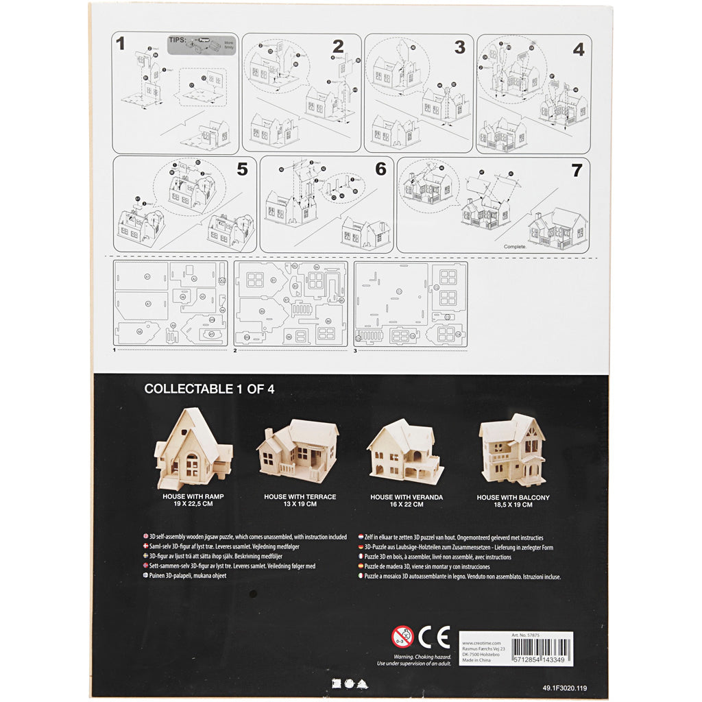 3D Wooden Construction Kit