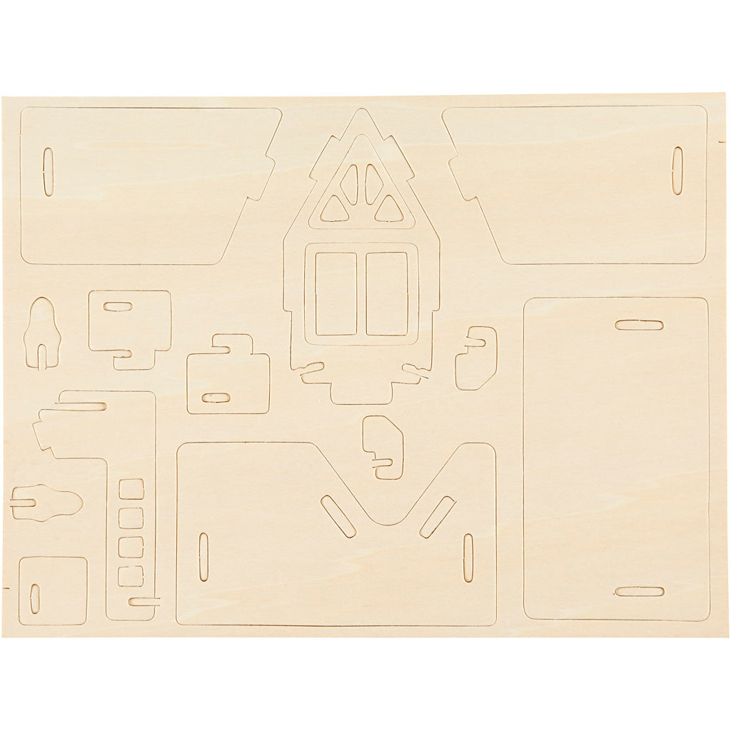 3D Wooden Construction Kit