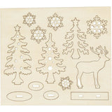 Creativ Wooden Craft Kit - Small (Forest and Deer)