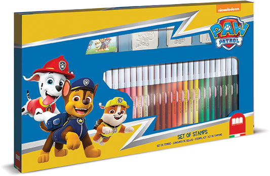 Paw Patrol 36 Colouring Markers & Stamp Set
