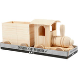 Toy train with carriage
