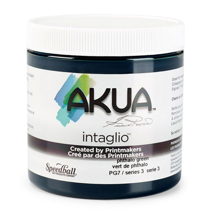 Speedball Akua Intaglio Inks 8oz - Phthalo Green S3
