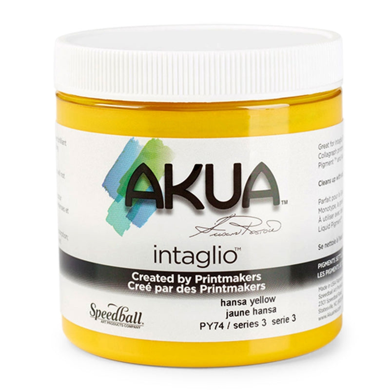 Speedball Akua Intaglio Inks 236ml/8oz - Hansa Yellow S3