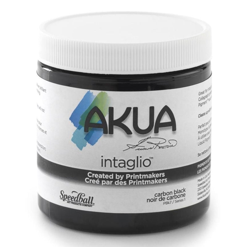Speedball Akua Intaglio Inks 8oz - Carbon Black S1