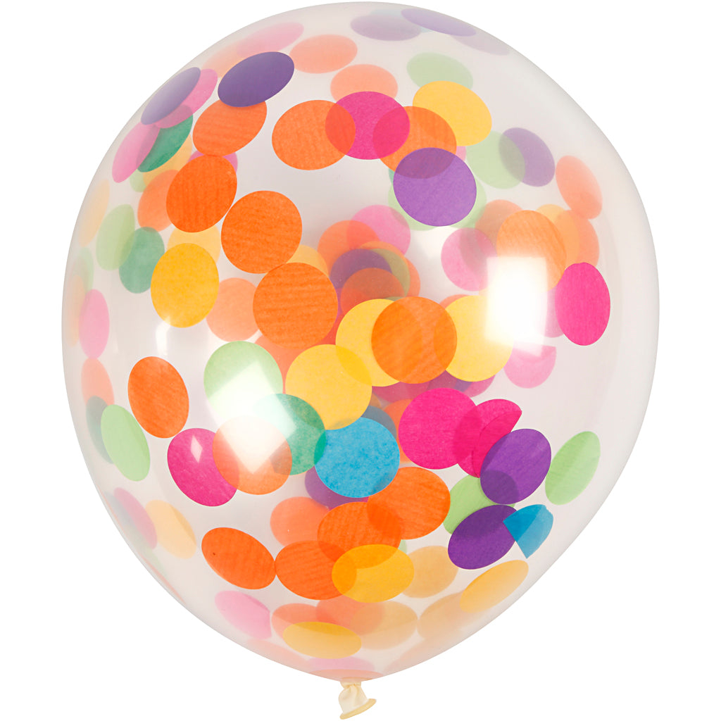 Balloons with Confetti