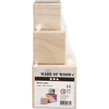 Wood cubes
