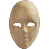 Full Face Mask Papier Mache (Single)