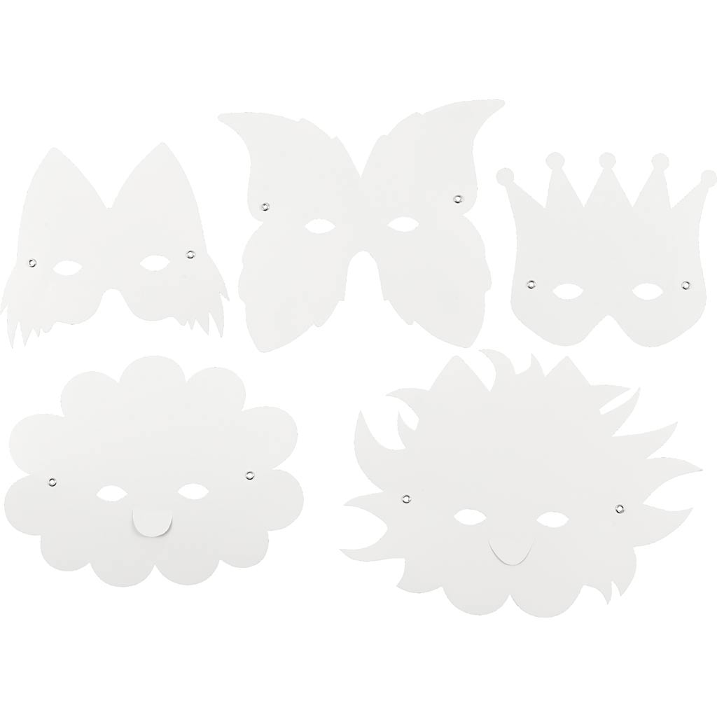 Masks incl. elastic head-band