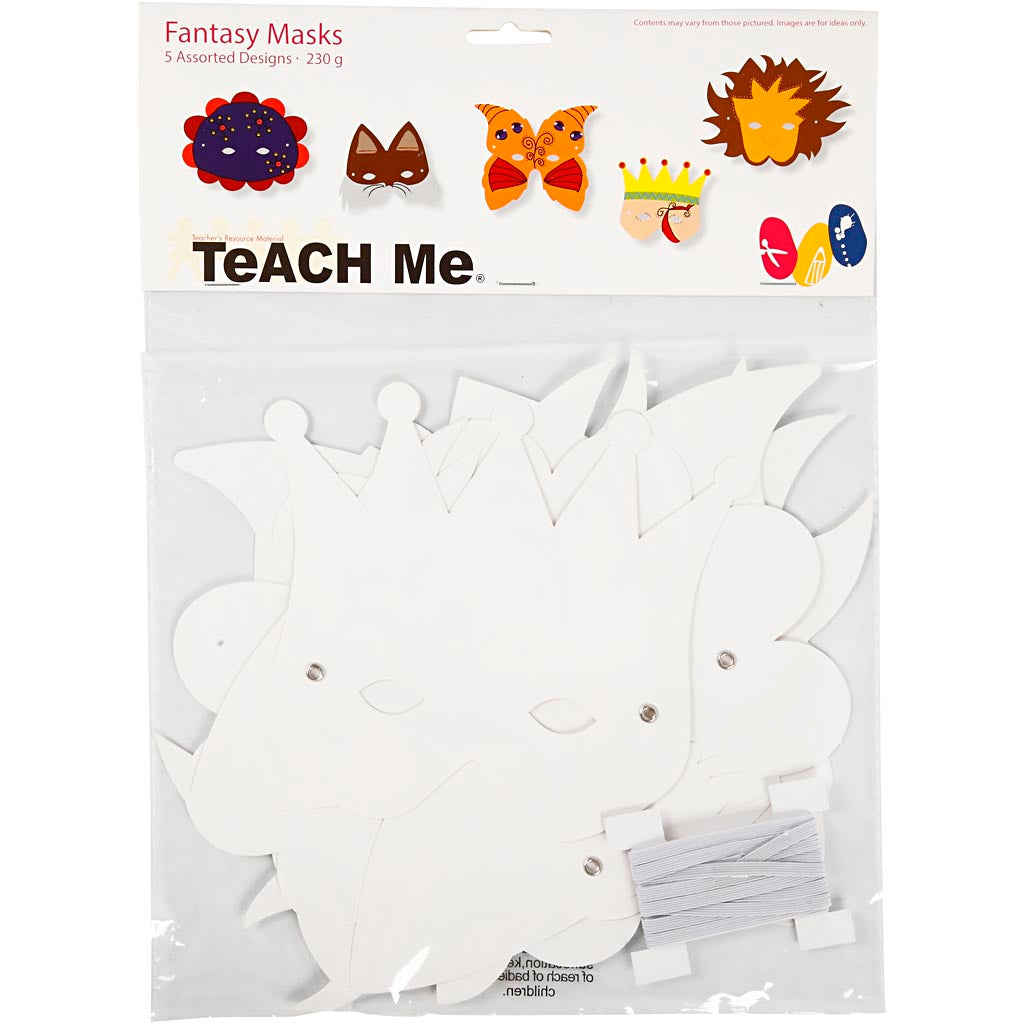 Masks incl. elastic head-band