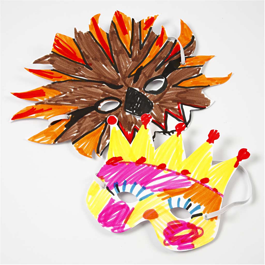Masks incl. elastic head-band