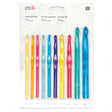 Crochet Acrylic Hook Set 10Pcs, 5.00 - 15.00 Mm
