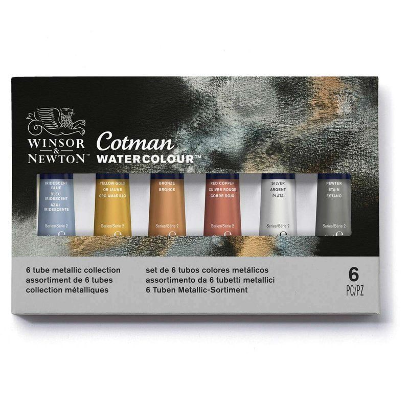 Cotman Watercolour Metallic Collection Set (6x8ml)