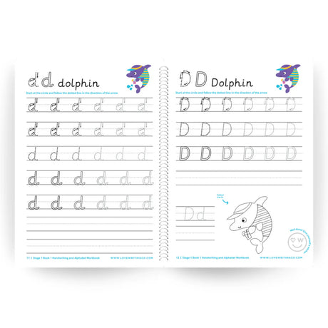 Handwriting & Alphabet Practice Book 1: Ages 3-5