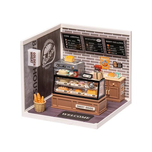 Rolife Golden Wheat Bakery DIY Miniature House