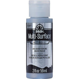 FolkArt Multi-Surface Metallic Acrylic 59ml - Silver Sterling