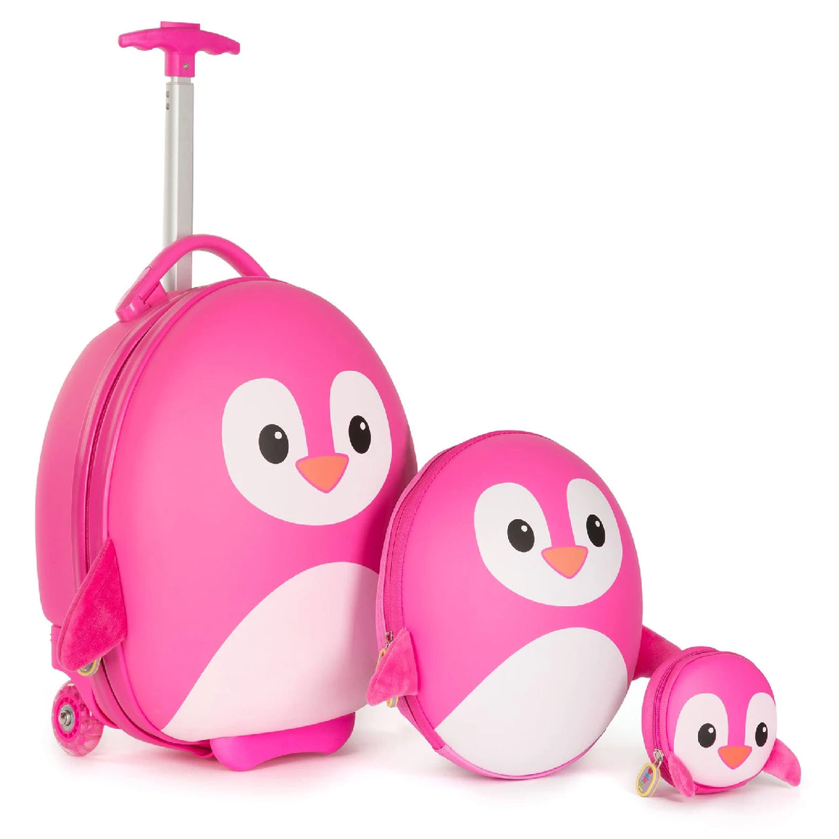 Boppi Tiny Trekker Backpack Pink Penguin