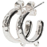 Eye hoop earrings