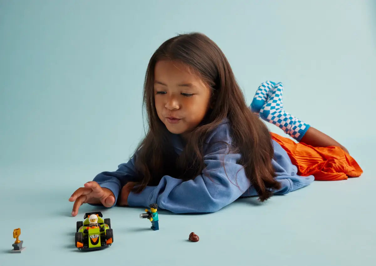 Lego City Green Race Car Set