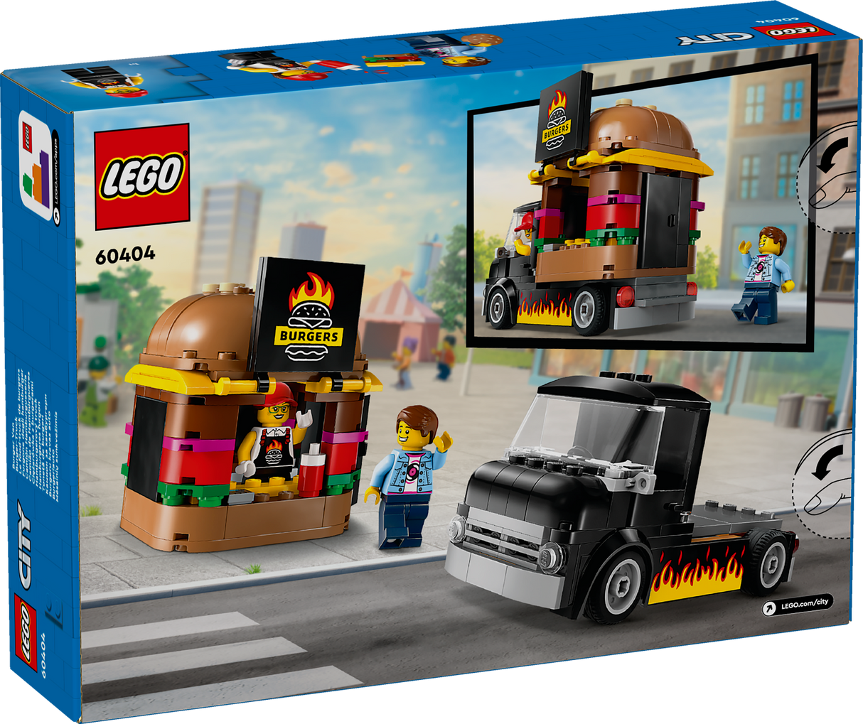 Lego City Burger Van Playset