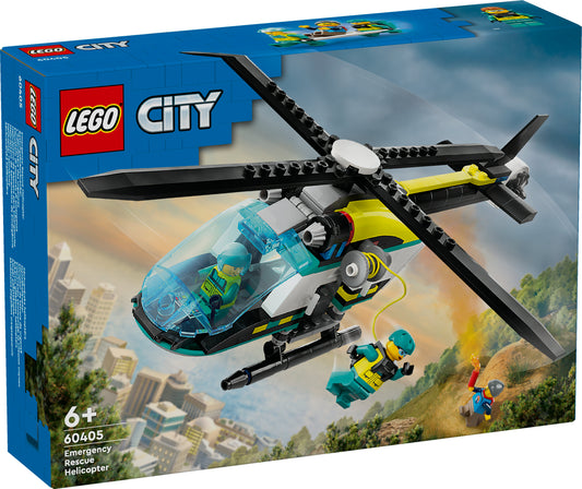 Lego City Emergency Rescue Helicopter Set