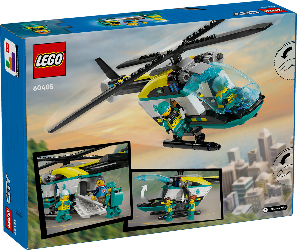 Lego City Emergency Rescue Helicopter Set